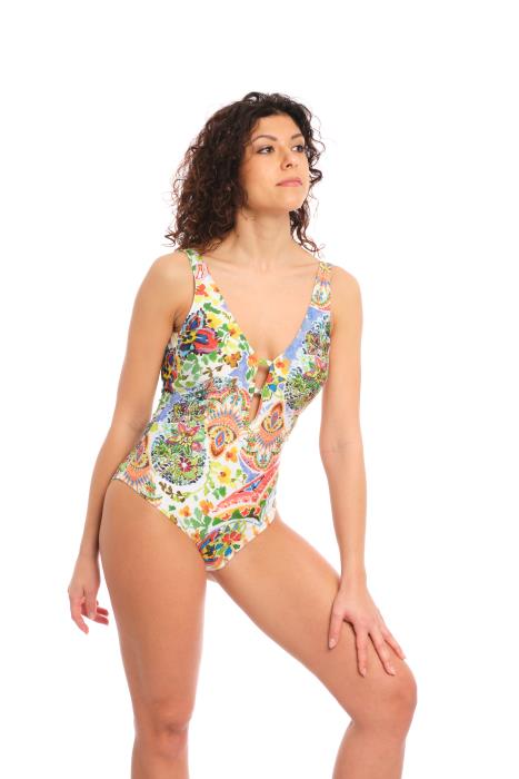 Costume intero scollato | Fantasy Cashmere