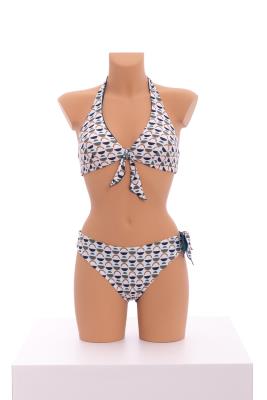 Reggiseno a triangolo imbottito doubleface | Capri Verde